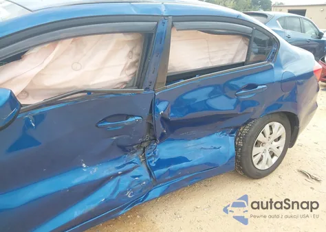 2012 Honda Civic Lx z USA, uszkodzony, nr VIN 2HGFB2F54CH513109